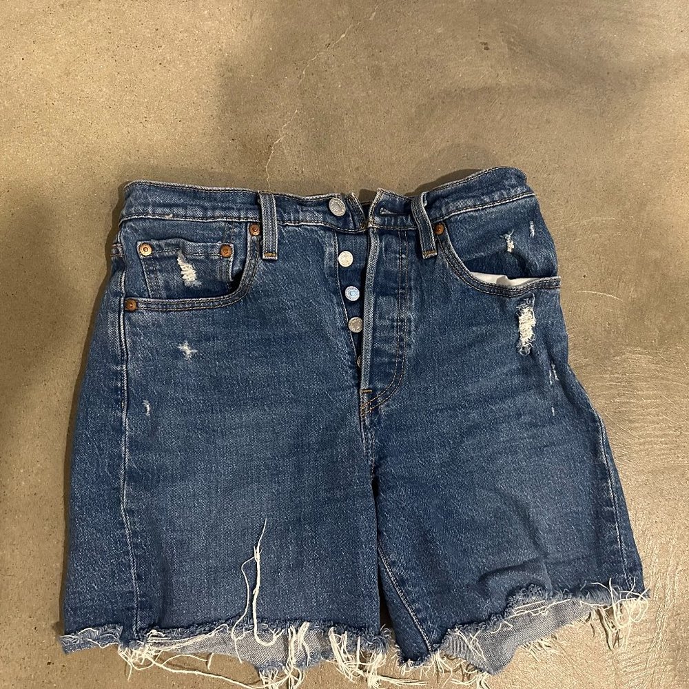 Levi's 501 High Rise Denim Shorts